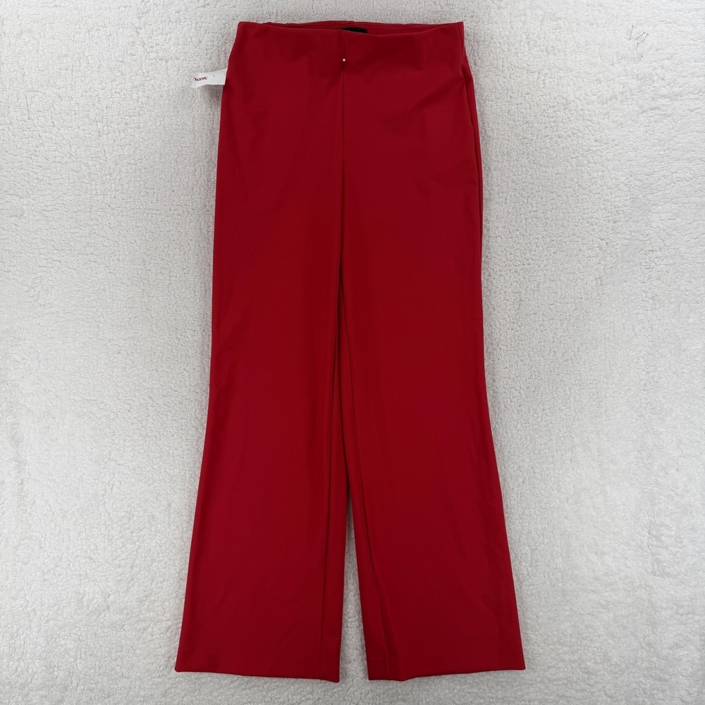 House Of Harlow‎ 1960 Dress Pants Womens 8 Red Straight Leg Stretch Career NWT